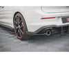 MAXTON DESIGN Hintere Seiten Flaps für Volkswagen Golf 8 GTI schwarz Hochglanz - Turbologic