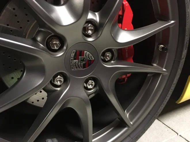 Porsche titanium wheel bolts 6al4v M14x1.5