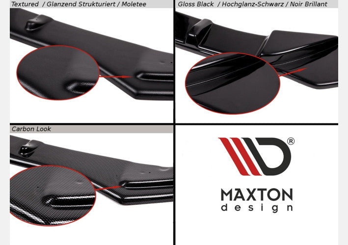 Diffuseur à volets MAXTON DESIGN V.2 pour Audi S3 berline 8V.2 