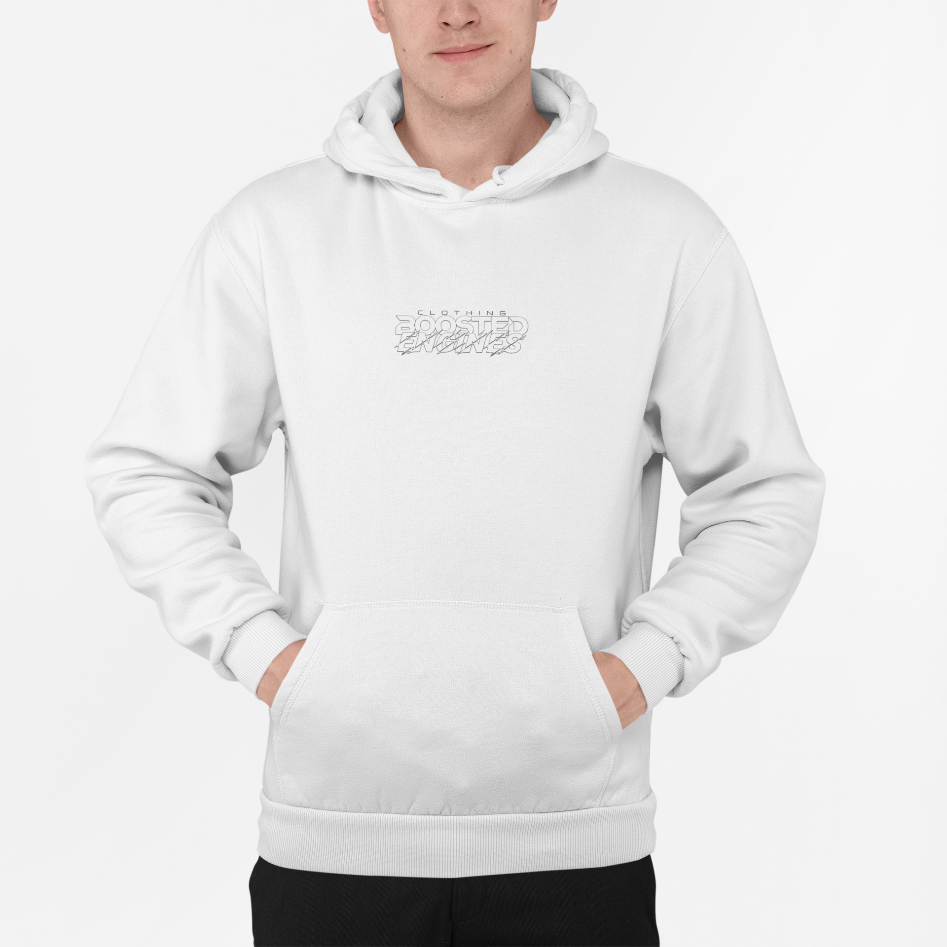 BOOSTED ENGINES ''2JZ POWERED'' SWEAT À CAPUCHE HOMME 