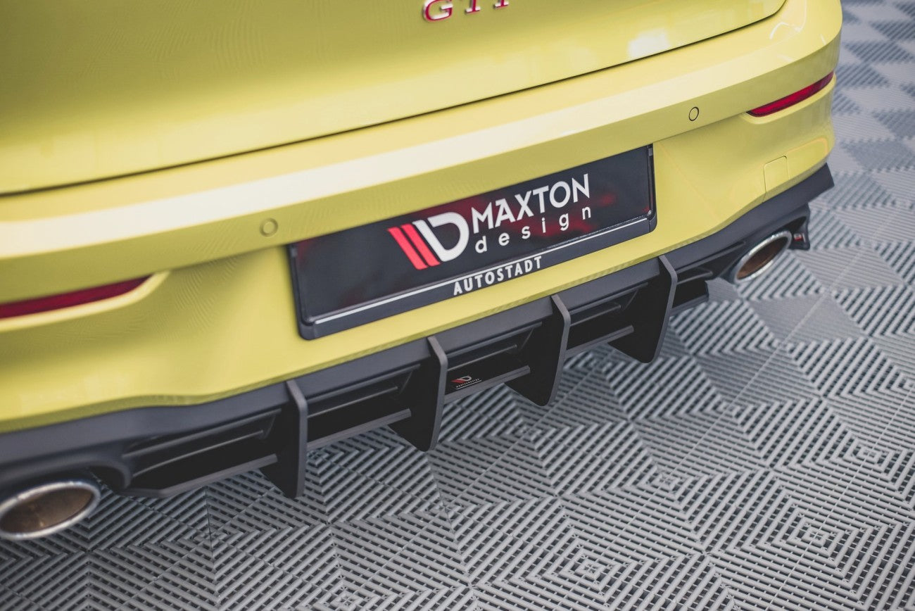 MAXTON DESIGN Robust racing rear apron V.2 for Volkswagen Golf 8 GTI Clubsport 