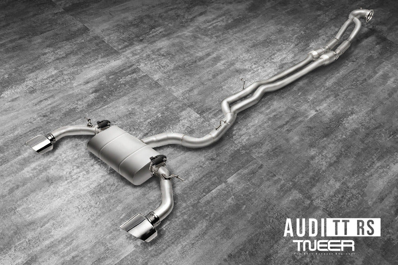 TNEER flap exhaust system for the Audi TT RS 8S