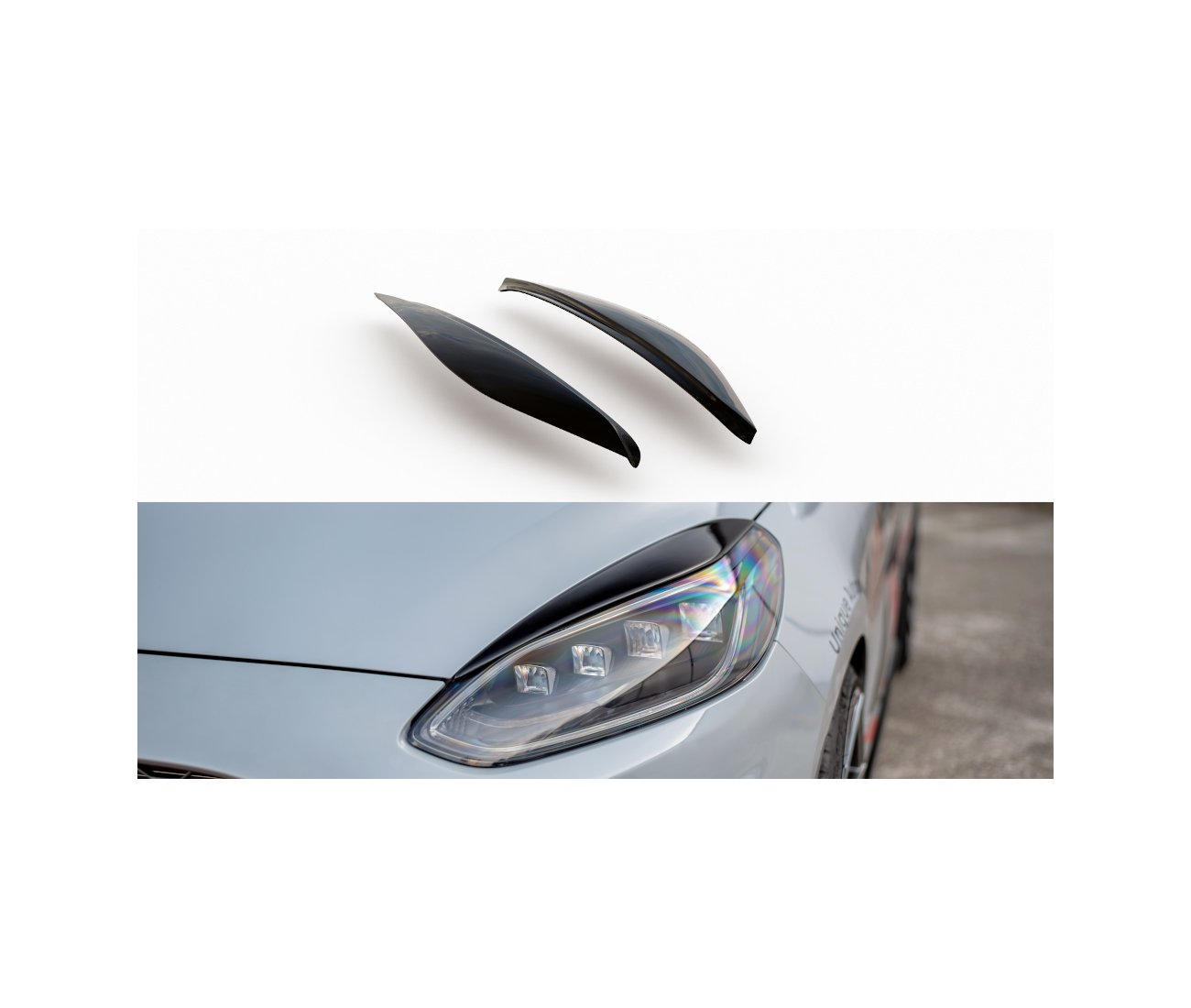 MAXTON DESIGN Headlight Covers Evil Eye Ford Fiesta Mk8 ST/ST-Line/Standard