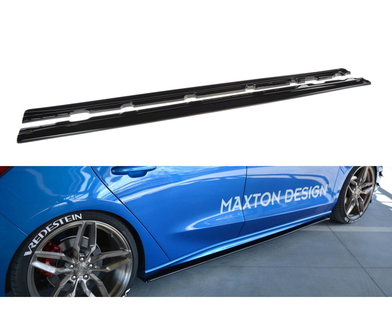 MAXTON DESIGN side skirts Cup Ford Focus ST / ST-Line Mk4 