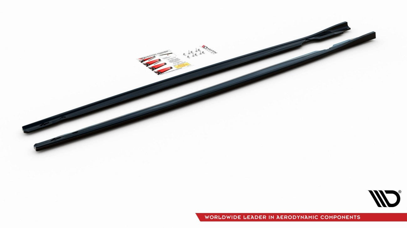 MAXTON DESIGN Seitenschweller Ansatz Cup Leisten V.2 für Volkswagen Golf R Mk8
