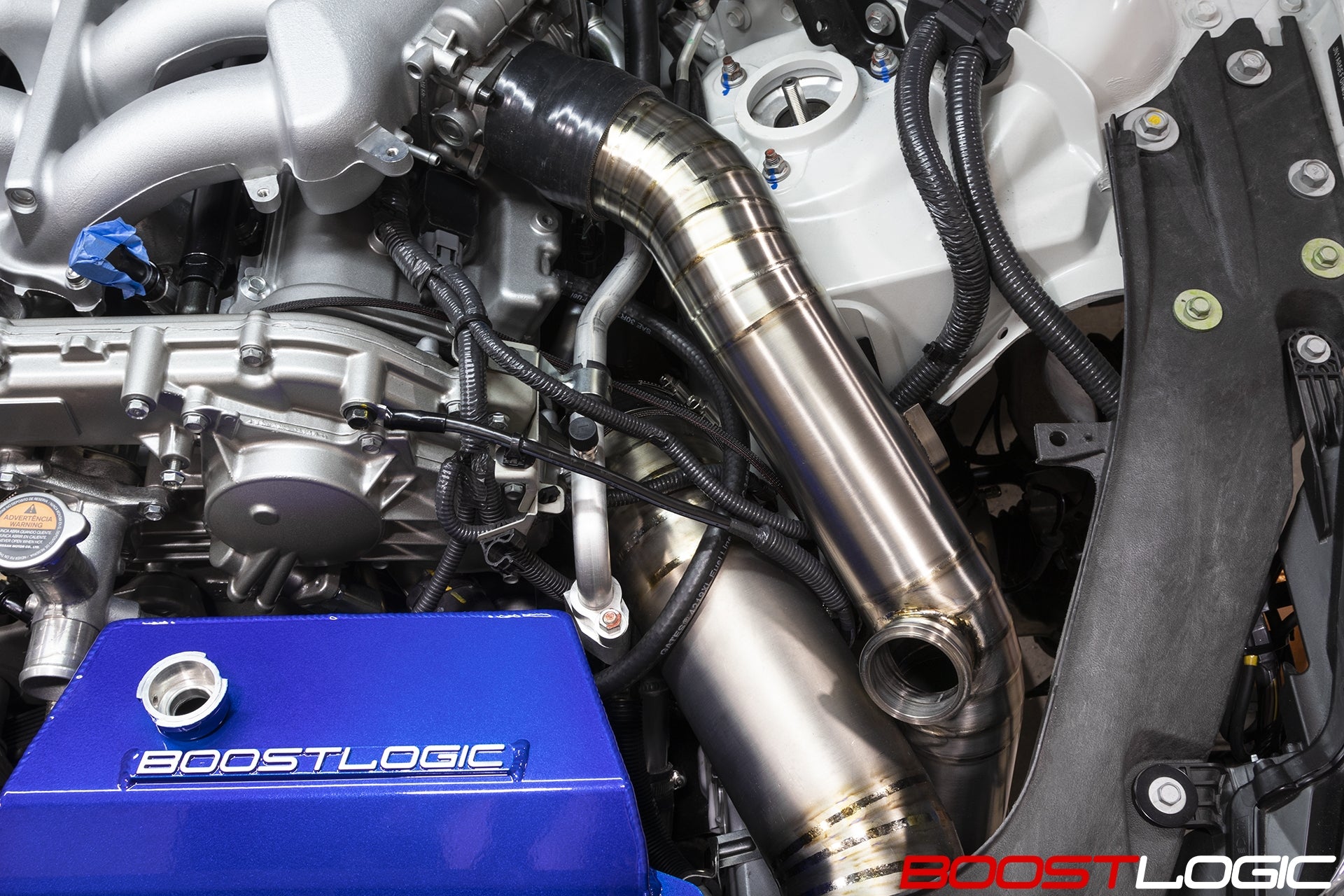 Boost Logic Titanium Obere Ladeluftkühlerrohre Nissan R35 GT-R 09+