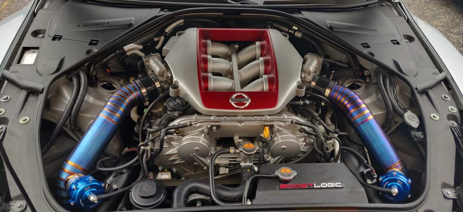 Tubes Intercooler Supérieur Boost Logic Titane Nissan R35 GT-R 09+ 